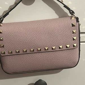 NEW Valentino Garavani Rockstud Foldover Top Crossbody Bag